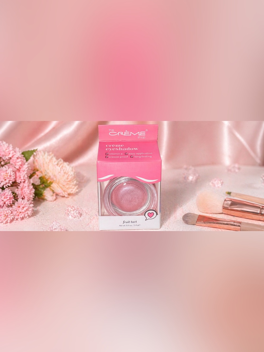 The Crème Shop Pink Cream Eyeshadow - Fruit Tart